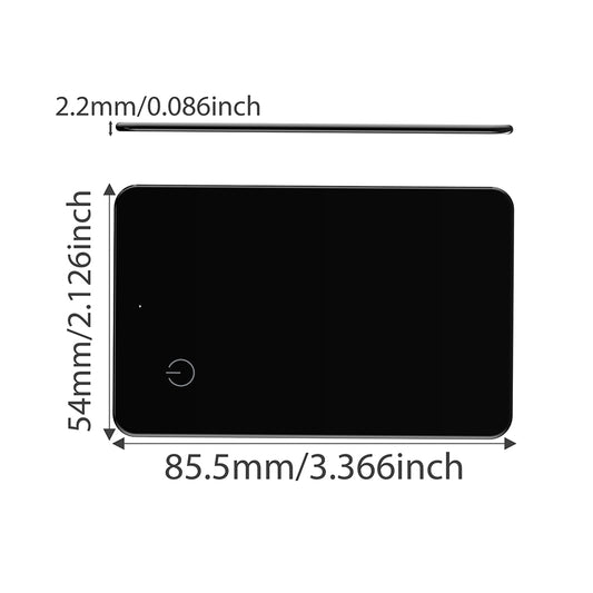 Micflip P045 Suya Dayanıklı iOS ve Android Cihazlar için Wireless Şarj Özellikli Akıllı Takip Kartı
