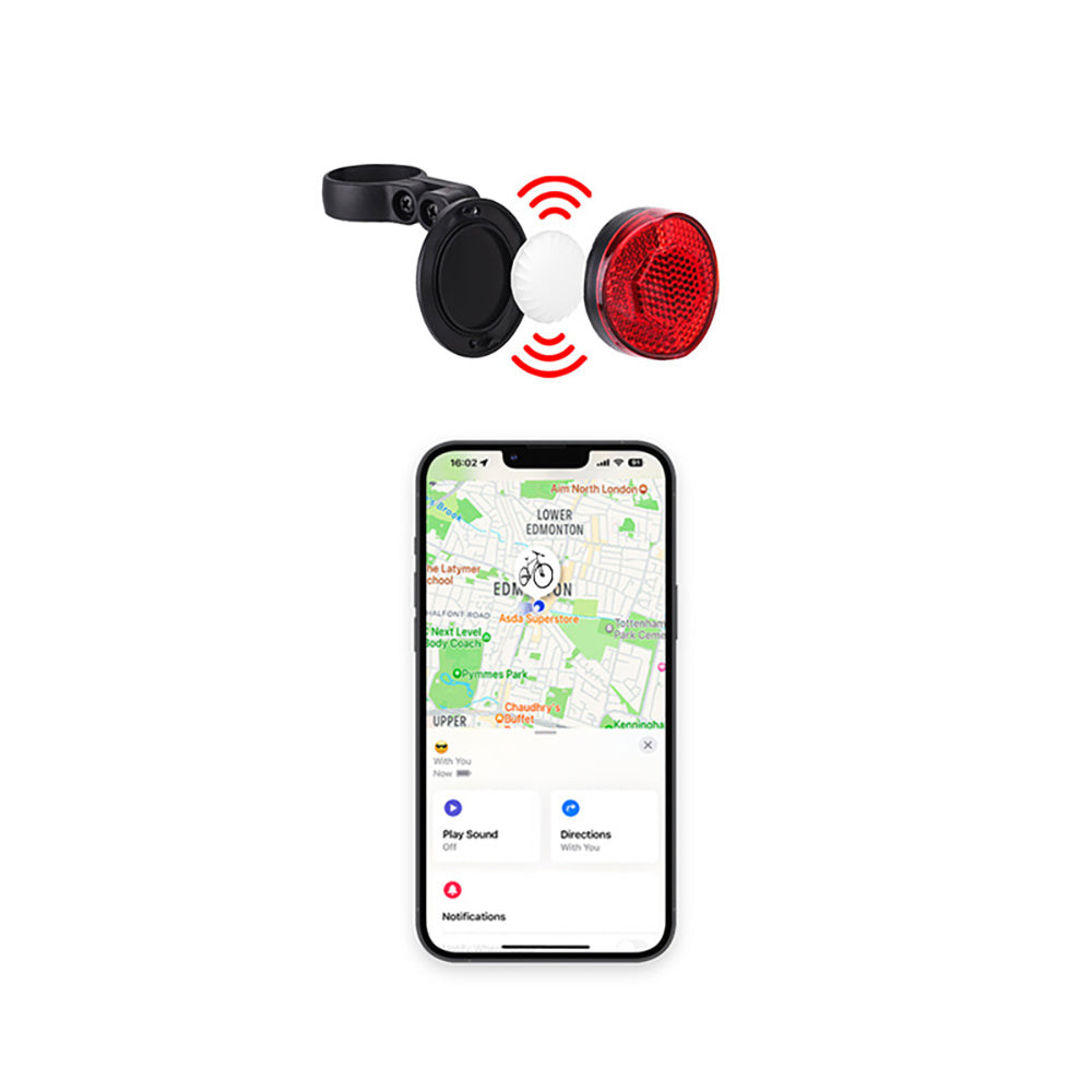 Micflip P20 Akıllı Takip Cihazı Saklama Bölmeli Bisiklet Reflektörü
