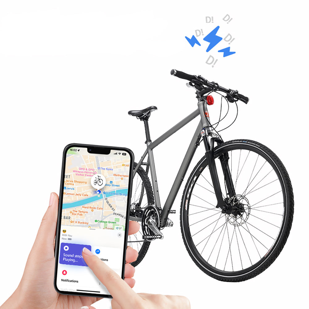 Micflip P20 Akıllı Takip Cihazı Saklama Bölmeli Bisiklet Reflektörü