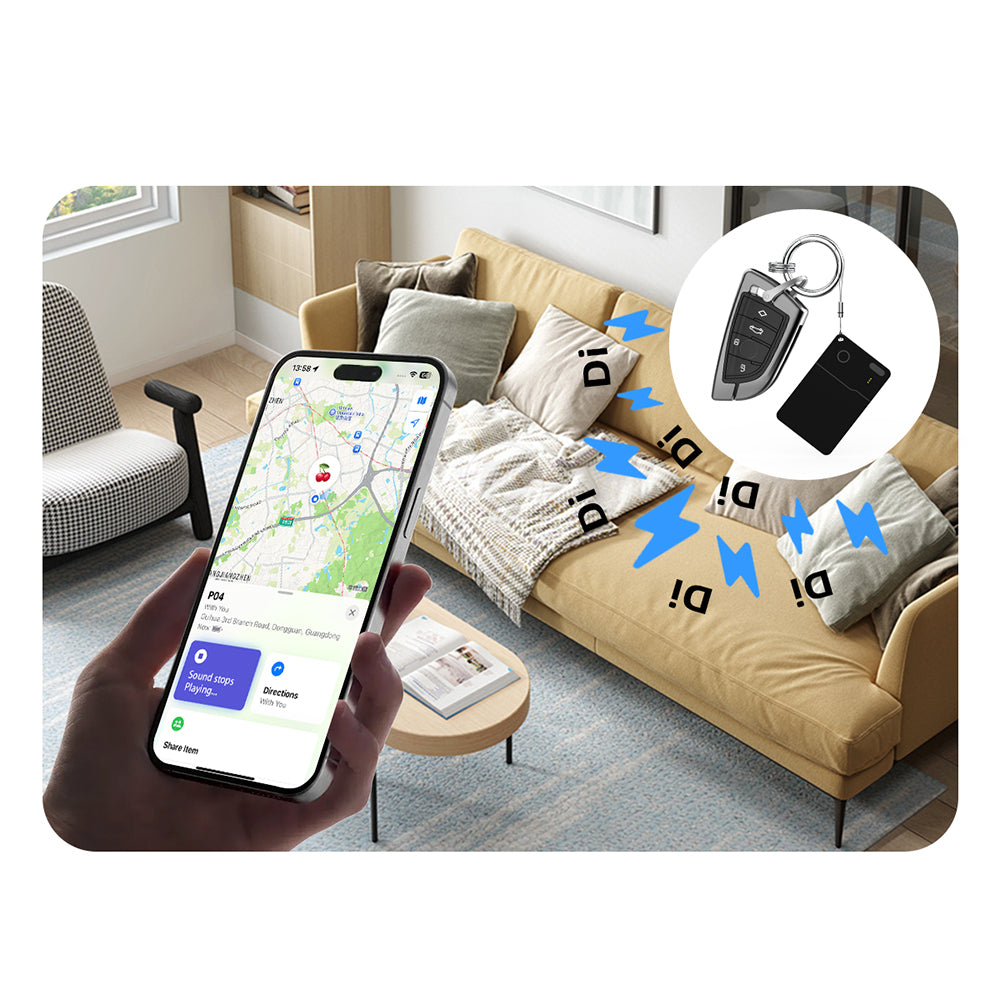 Micflip P28 Suya Dayanıklı iOS ve Android Cihazlar için Wireless Şarj Özellikli Akıllı Takip Kartı