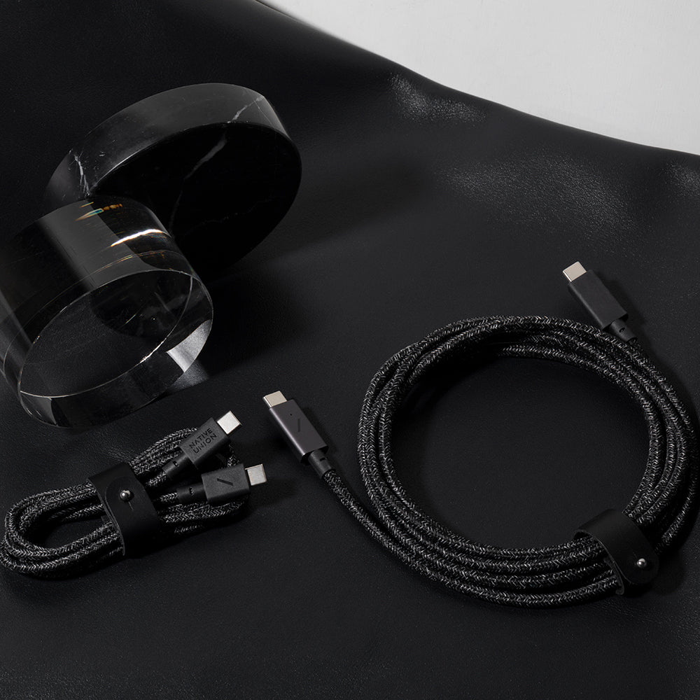 Native Union Belt Pro Serisi Type-C to Type-C Şarj Kablosu 240W 2.4M