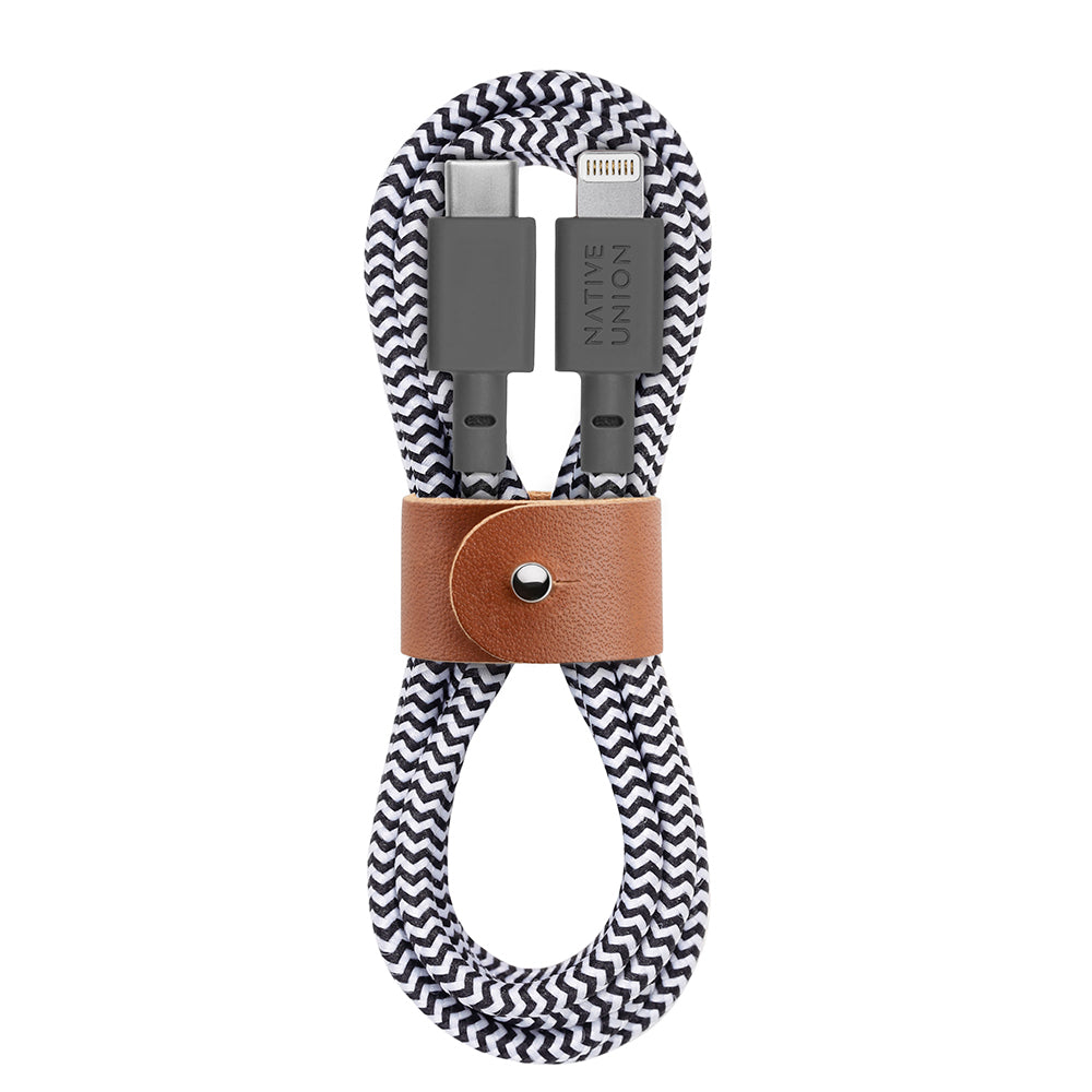 Native Union Belt Serisi Type-C to Lightning Şarj Kablosu 1.2M