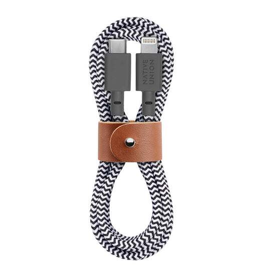 Native Union Belt Serisi Type-C to Lightning Şarj Kablosu 1.2M