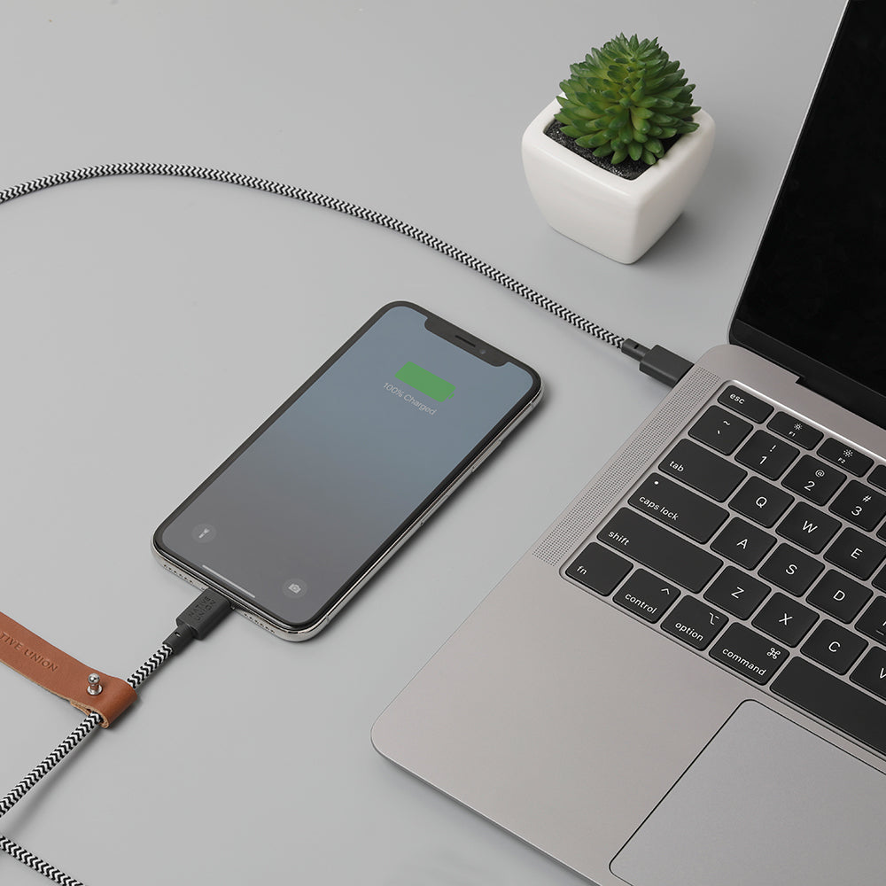 Native Union Belt Serisi Type-C to Lightning Şarj Kablosu 1.2M