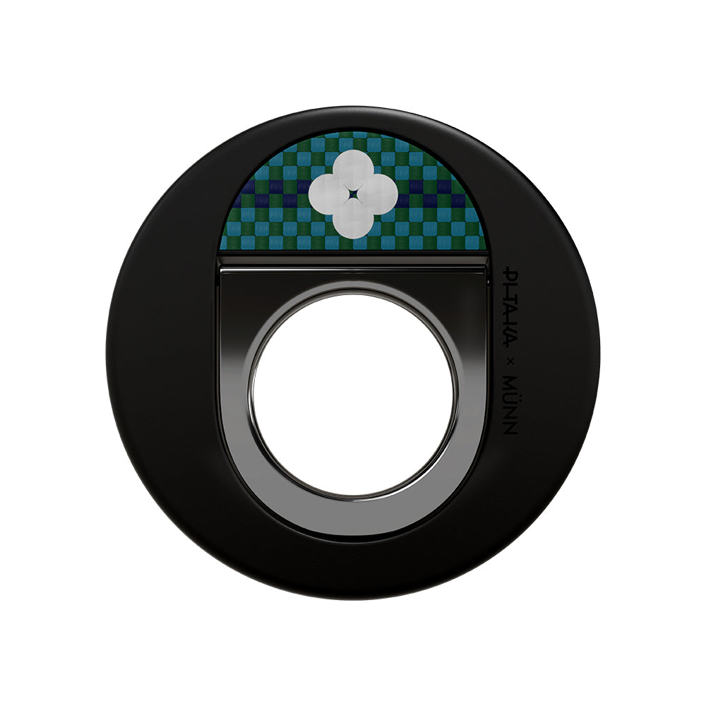Pitaka Aramid Fiber Flora in Grid Serisi MagEZ Grip 3 Magnetik Ring Stand Telefon Tutucu