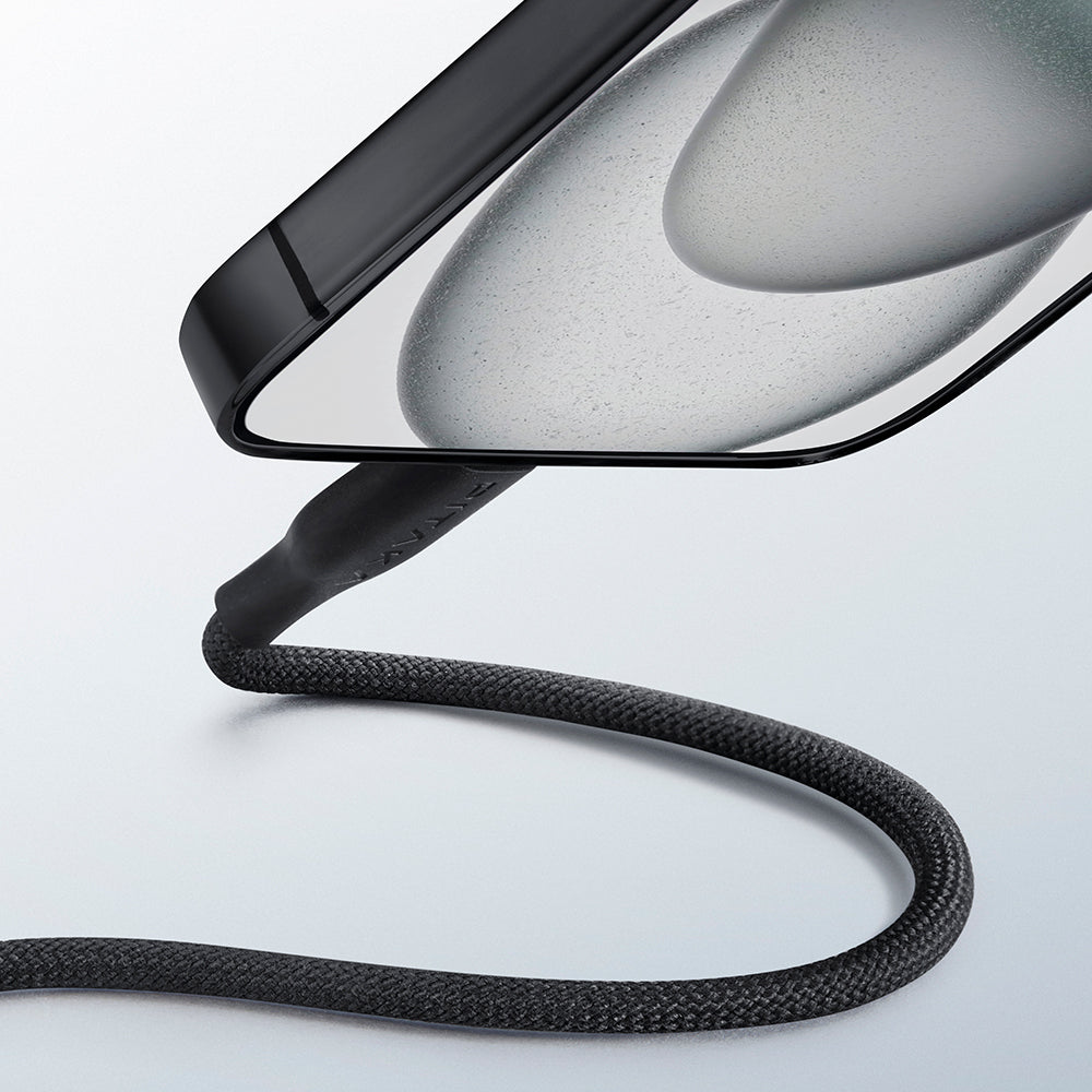 Pitaka Flex Braided Örgülü Tasarımlı Type-C to Type-C PD Data ve Şarj Kablosu 60W 1.2M Beyaz