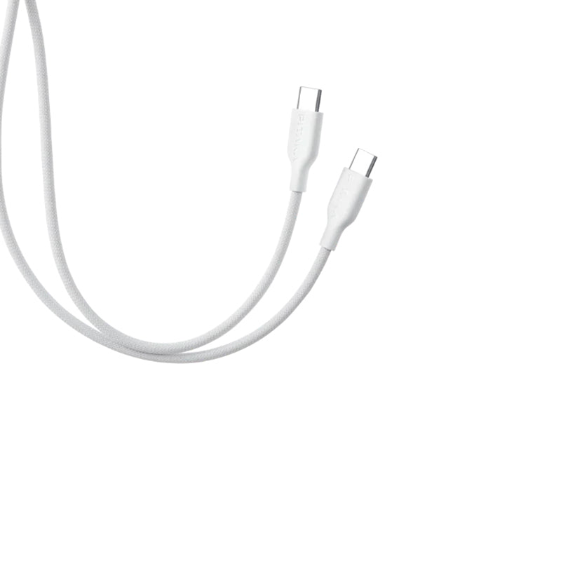 Pitaka Flex Braided Örgülü Tasarımlı Type-C to Type-C PD Data ve Şarj Kablosu 60W 1.2M Siyah