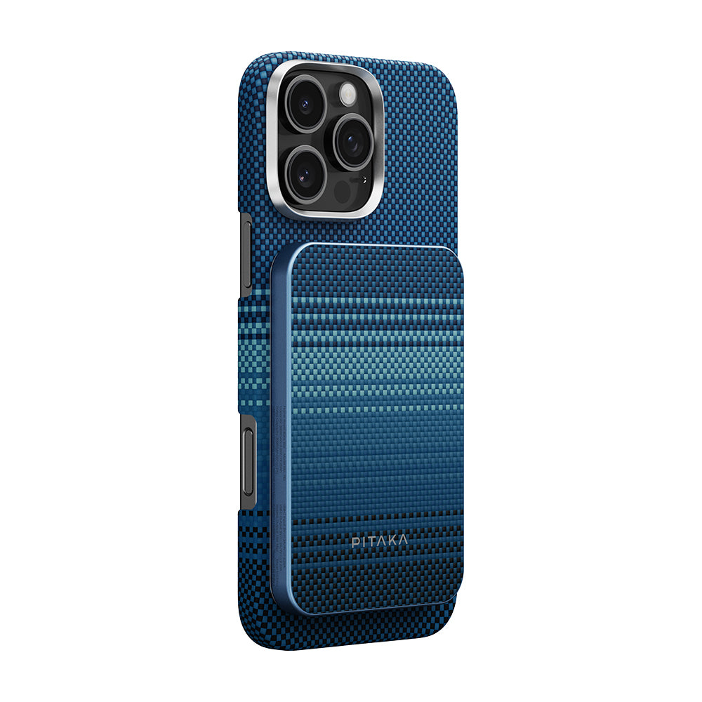 Pitaka Tactile Woven Qi2 Şarj Teknolojili Aramid Fiber M-Safe Powerbank 15W 5000mAh Kahverengi