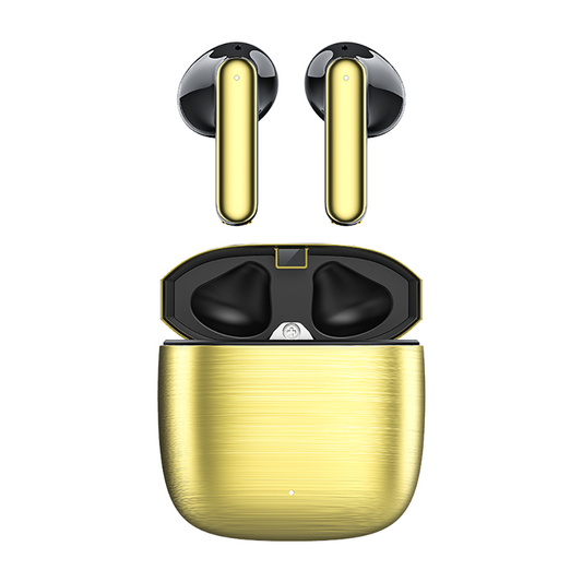 Recci REP-W42 Bounty Hunter Serisi TWS Kulak İçi Bluetooth v5.2 Kulaklık Gold