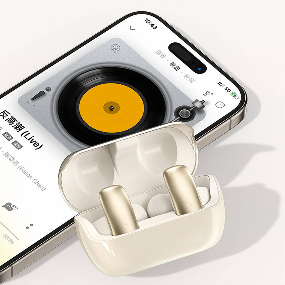 Recci REP-W83 Excellence Serisi ENC Teknolojili Hi-Fi Ses Kaliteli TWS Kulak İçi Bluetooth v5.3 Kulaklık Beyaz