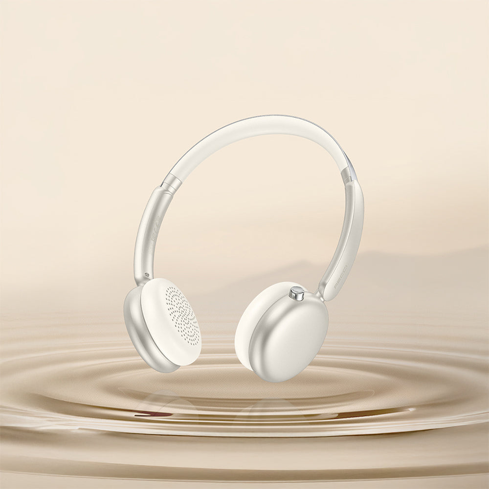 Recci REP-W95 ANC/ENC Özellikli Hi-Fi Ses Kaliteli Kulak Üstü Bluetooth v5.3 Kulaklık Gold