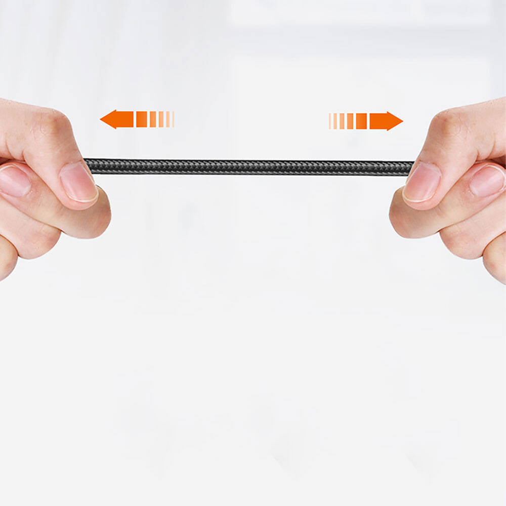 Recci RH02 Lightning to 3.5mm AUX Audio Kablo Siyah