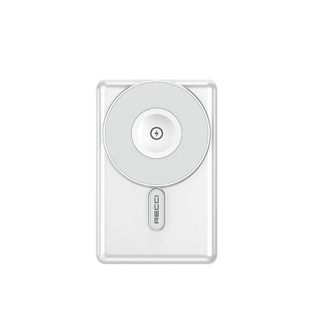 Recci RPB-W19 Standlı Magsafe Şarj Özellikli Powerbank 10.000mAh Siyah