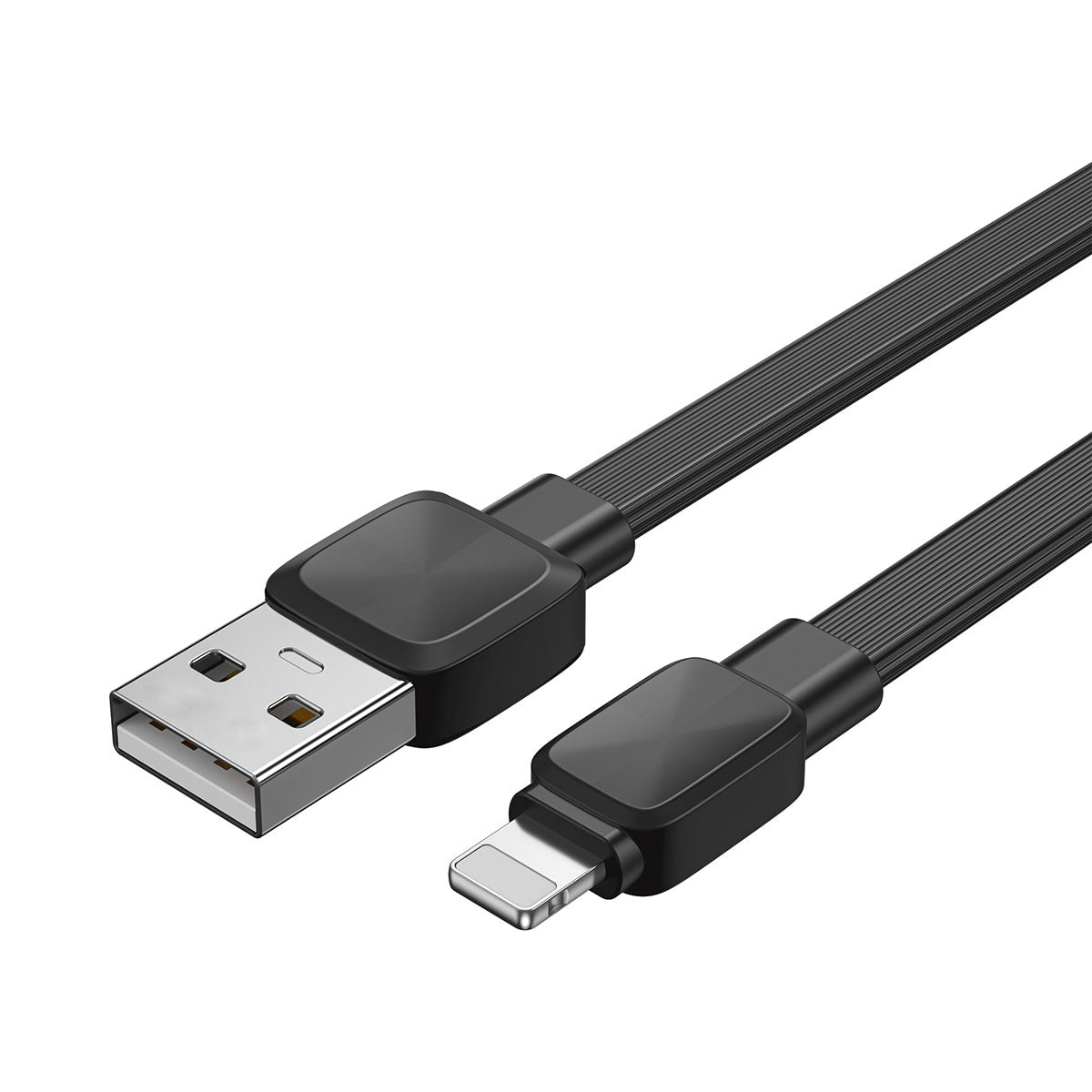 Wiwu Bravo Wİ-C003 Yassı Tasarım Lightning Usb Kablo 1M Beyaz