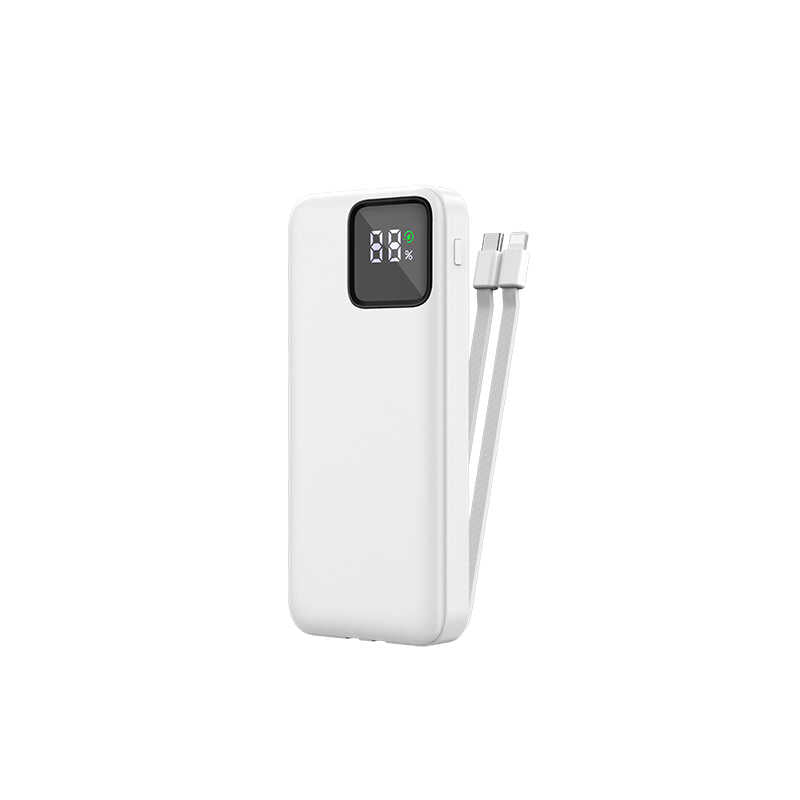 Wiwu JC-18 PD Hızlı Şarj Özellikli Led Göstergeli Powerbank 18W 10000mAh Beyaz