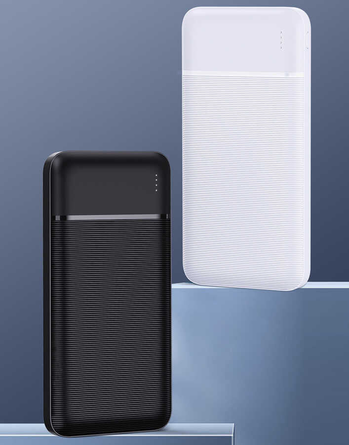 Wiwu JC-19 PD Hızlı Şarj Özellikli Şarj Göstergeli Powerbank 20W 10000mAh Siyah