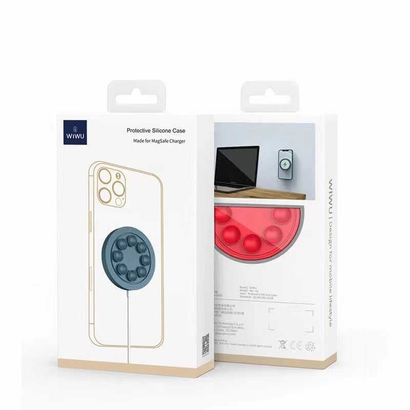 Wiwu MC-01 Magsafe Şarj Aleti Kılıfı Kırmızı