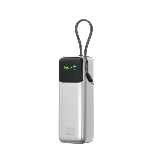 Wiwu PM-201 Power Mega Serisi Type-C Çıkışlı Taşınabilir Powerbank PD 240W 27000mAh