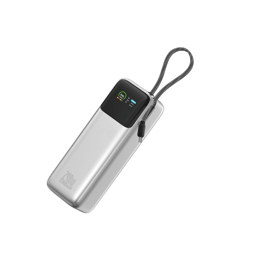 Wiwu PM-201 Power Mega Serisi Type-C Çıkışlı Taşınabilir Powerbank PD 240W 27000mAh
