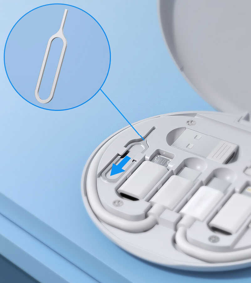 Wiwu S02 Almighty Suit Kutulu Kablo Seti Beyaz