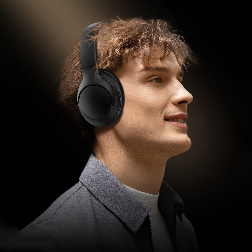 Wiwu TD-08 Elite Serisi Ayarlanabilir Pure Bass Hi-Fi Kulak Üstü Bluetooth Kulaklık v5.3 Beyaz