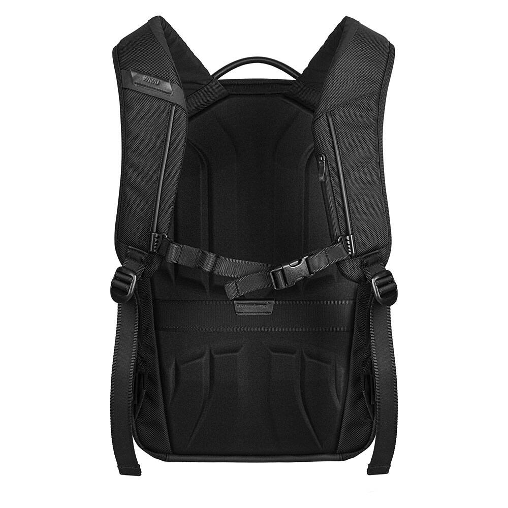 Wiwu Warriors Back Pack Pro Max DuPont Cordura 1000D 30 Litre Kapasiteli Su Geçirmez Sırt Çantası Siyah