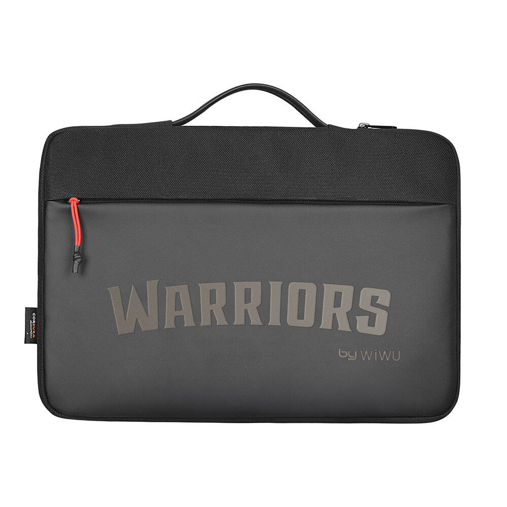 Wiwu Warriors Laptop Sleeve Dupont Cordura 1000D Su Geçirmez Naylon Kumaş 14"inç Laptop Çantası Siyah