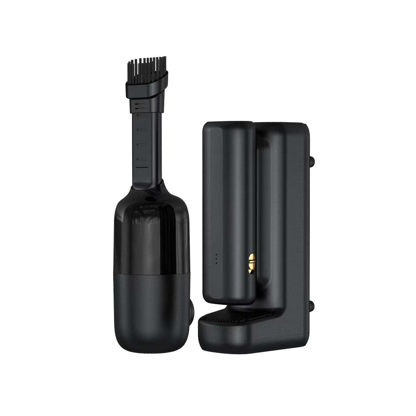 Wiwu Wi-Ai002 5in1 Oto Araç Lastik Şişirme Pompası - Oto Araç Süpürgesi - Vakum Makinesi - Fener Dijital Ekranlı Araç Hava Kompresörü Siyah