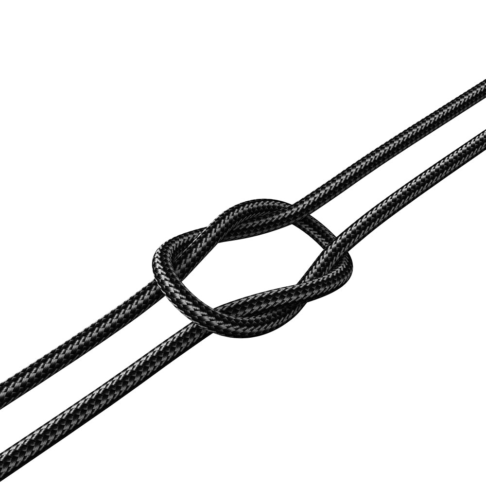 Wiwu Wi-C014 Platinum Serisi 3in1 USB-A to Lightning – Type-C – Micro Şarj ve Data Kablosu 3.1A 1.2m Siyah