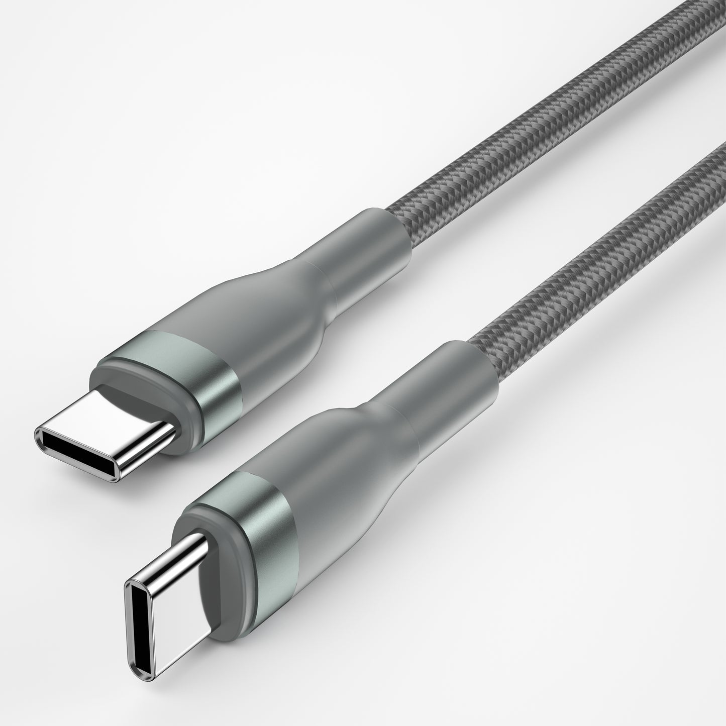 Wiwu Wi-C017 Concise Serisi Type-C to Type-C PD Data Kablo 100W 2M Gri