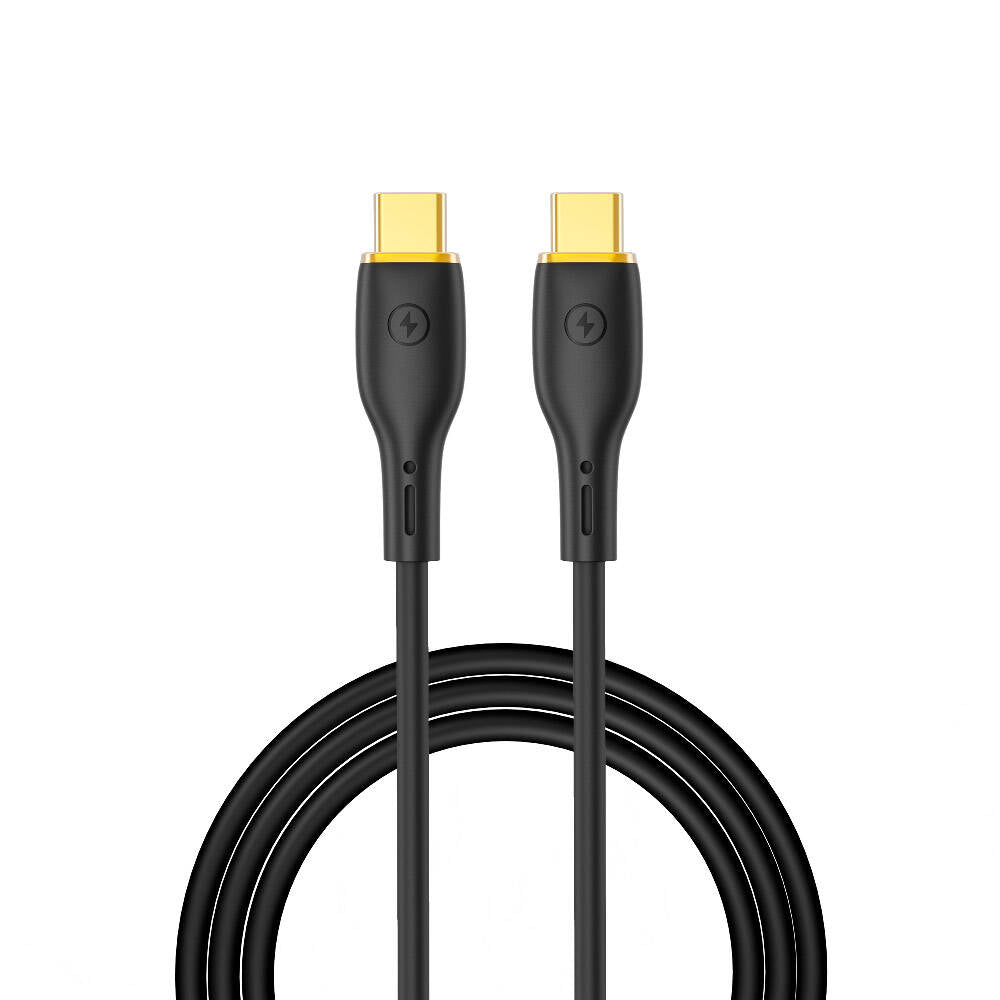 Wiwu Wi-C018 Vigor Serisi Type-C to Type-C PD Data Kablo 100W 1.2 Metre Siyah