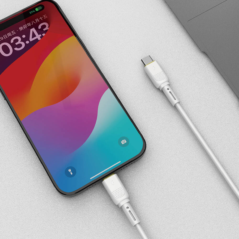 Wiwu Wi-C034 Type-C to Type-C PD Kablo 60W 120cm Siyah