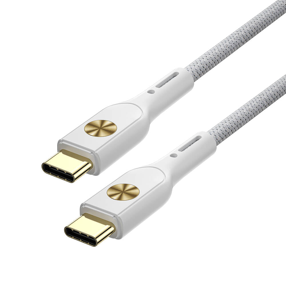 Wiwu Wi-C035 Type-C to Type-C PD Kablo 100W 120cm Beyaz