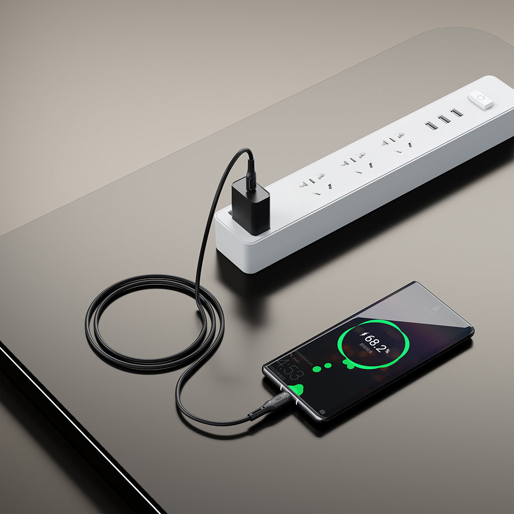 Wiwu Wi-C043E Starlink Serisi Type-C to Type-C Hızlı Şarj Özellikli Data ve Şarj Kablosu 60W 1M Beyaz