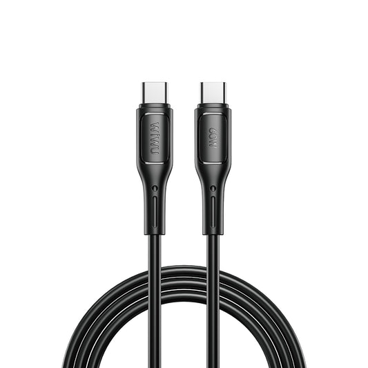 Wiwu Wi-C043E Starlink Serisi Type-C to Type-C Hızlı Şarj Özellikli Data ve Şarj Kablosu 60W 1M