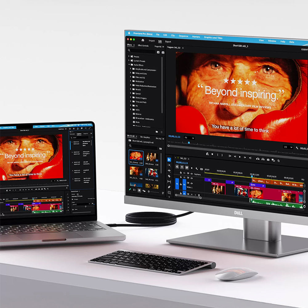 Wiwu Wi-C102 Type-C to Type-C Thunderbolt 5 Kablo 16K Ultra HD 240W 180cm