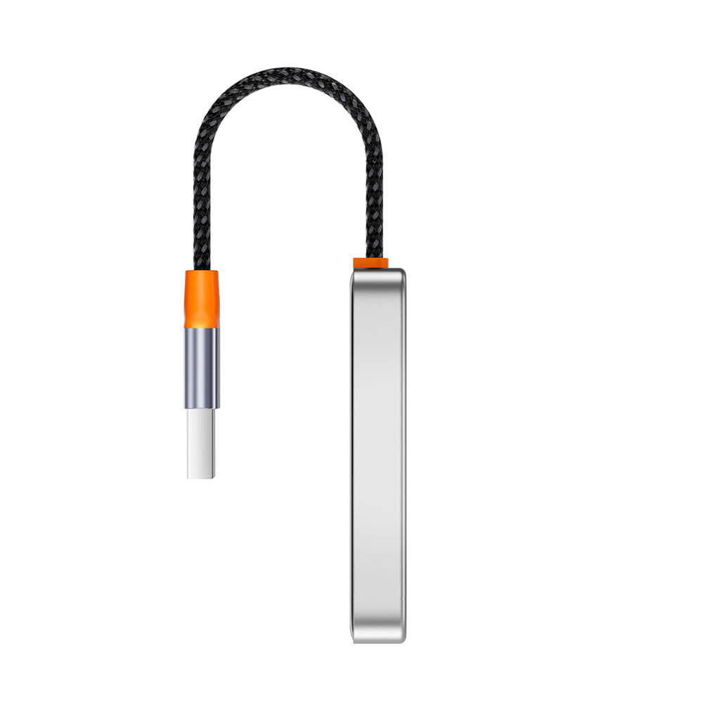 Wiwu Wi-CP001 CarPlay Dijital LED Göstergeli Kablosuz Ses Alıcı USB Girişli Bluetooth Adaptör Gri