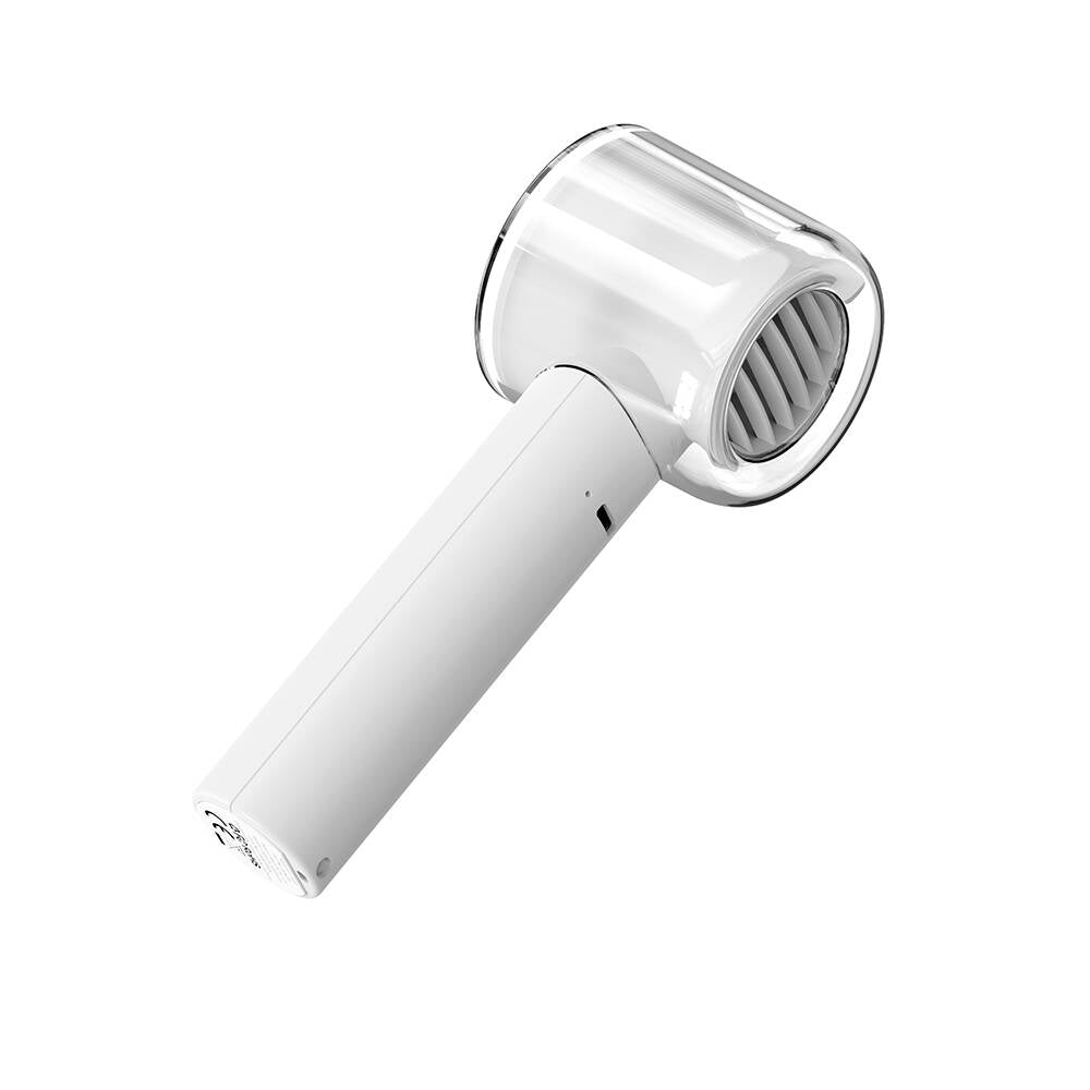 Wiwu Wi-FS010 Hurricane Serisi Bilek Askı İpli Dijital LED Göstergeli Portatif Soğutucu El Fanı Beyaz