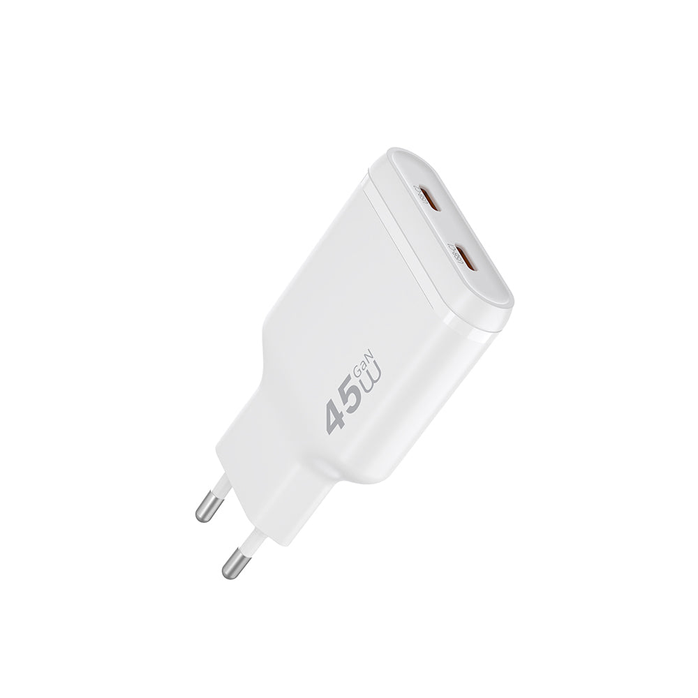 Wiwu Wi-G034 Essen Slim Serisi GaN Tech PD Hızlı Şarj Özellikli Şarj Başlığı 45W
