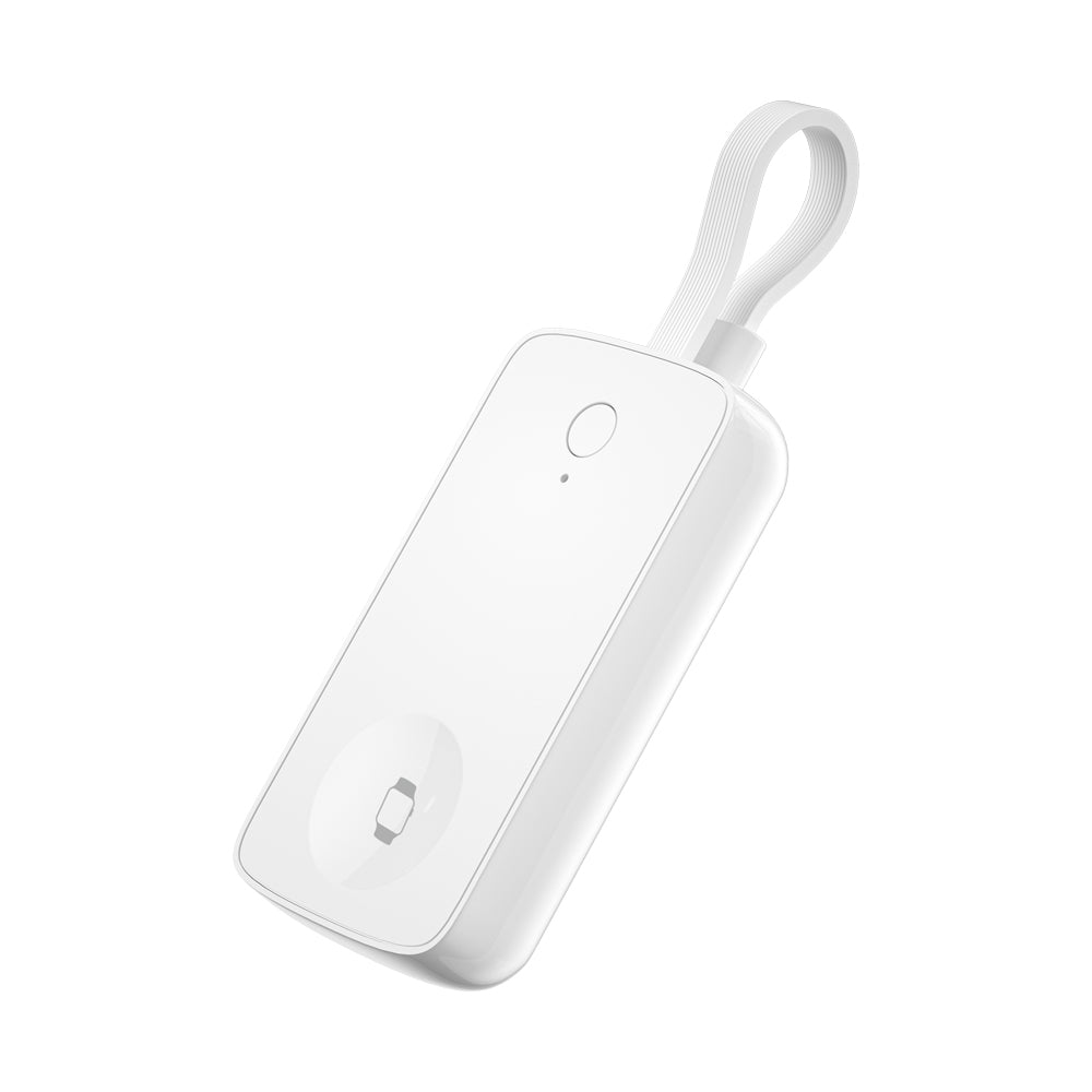 Wiwu Wi-M22 Ark Serisi 2in1 Akıllı Saat Mini Wireless Powerbank 2000mAh 2W Beyaz