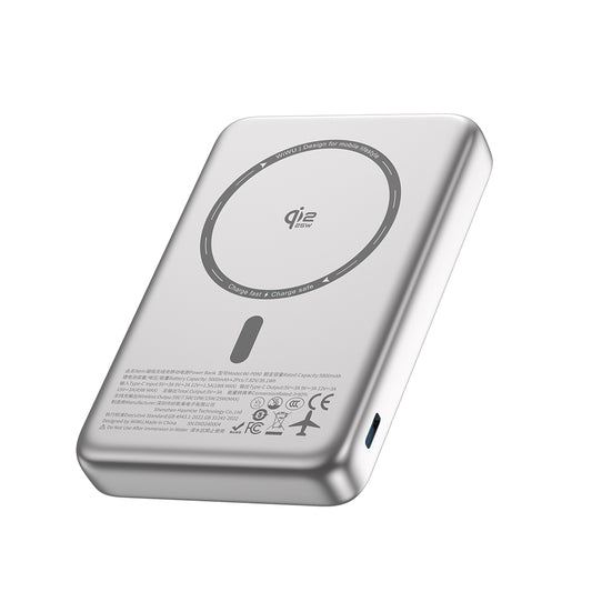 Wiwu Wi-P090 Mag Pro Serisi Qi2 Şarj Teknolojili Standlı 45W Taşınabilir M-safe Wireless Powerbank 10.000mAh