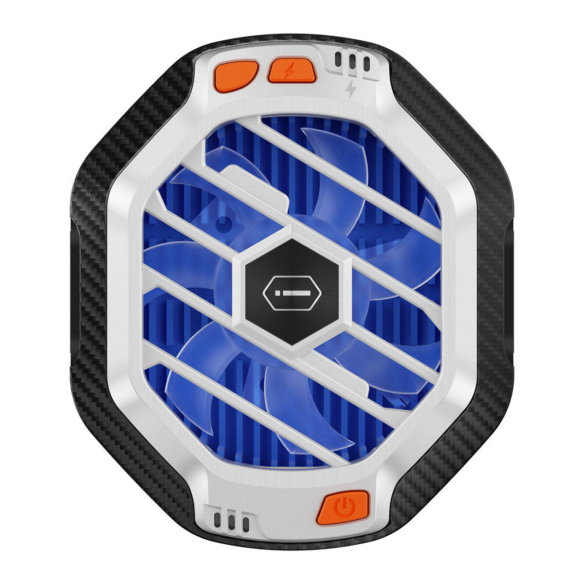 Wiwu Wi-R001 15W Magsafe Şarj Özellikli RGB Işıklı Telefon Soğutucu Fan Siyah