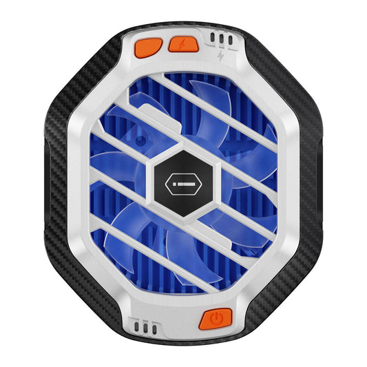 Wiwu Wi-R001 15W Magsafe Şarj Özellikli RGB Işıklı Telefon Soğutucu Fan Siyah