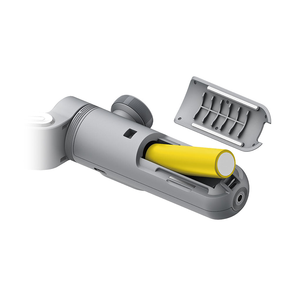 Wiwu Wi-SE007 Yunteng Serisi Işıklı 3-Axis El Tipi Pan Tilt Gimbal Stabilizatör Gri