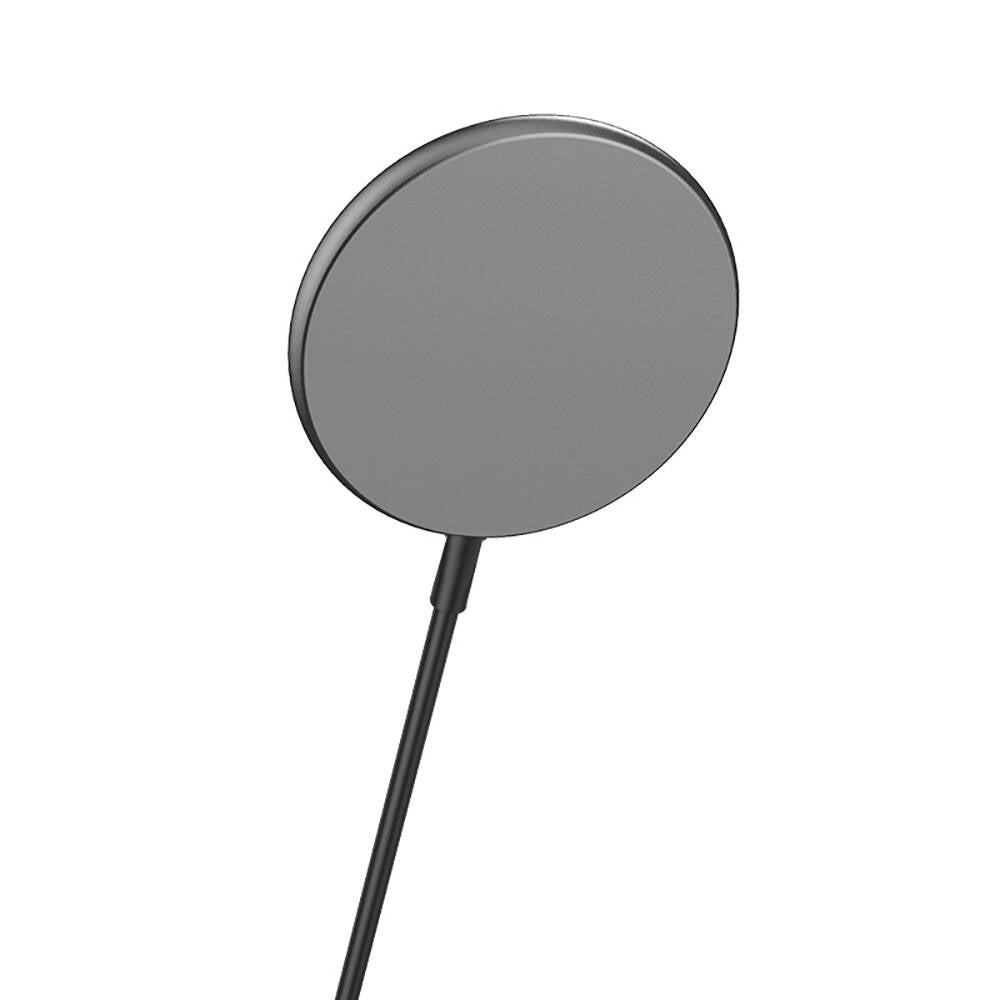 Wiwu Wi-W007 15W Hızlı Şarj Özellikli Magsafe PD Wireless Şarj Aleti Gri