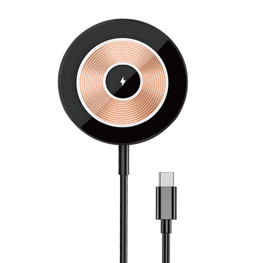 Wiwu Wi-W007 15W Hızlı Şarj Özellikli Magsafe PD Wireless Şarj Aleti Gri