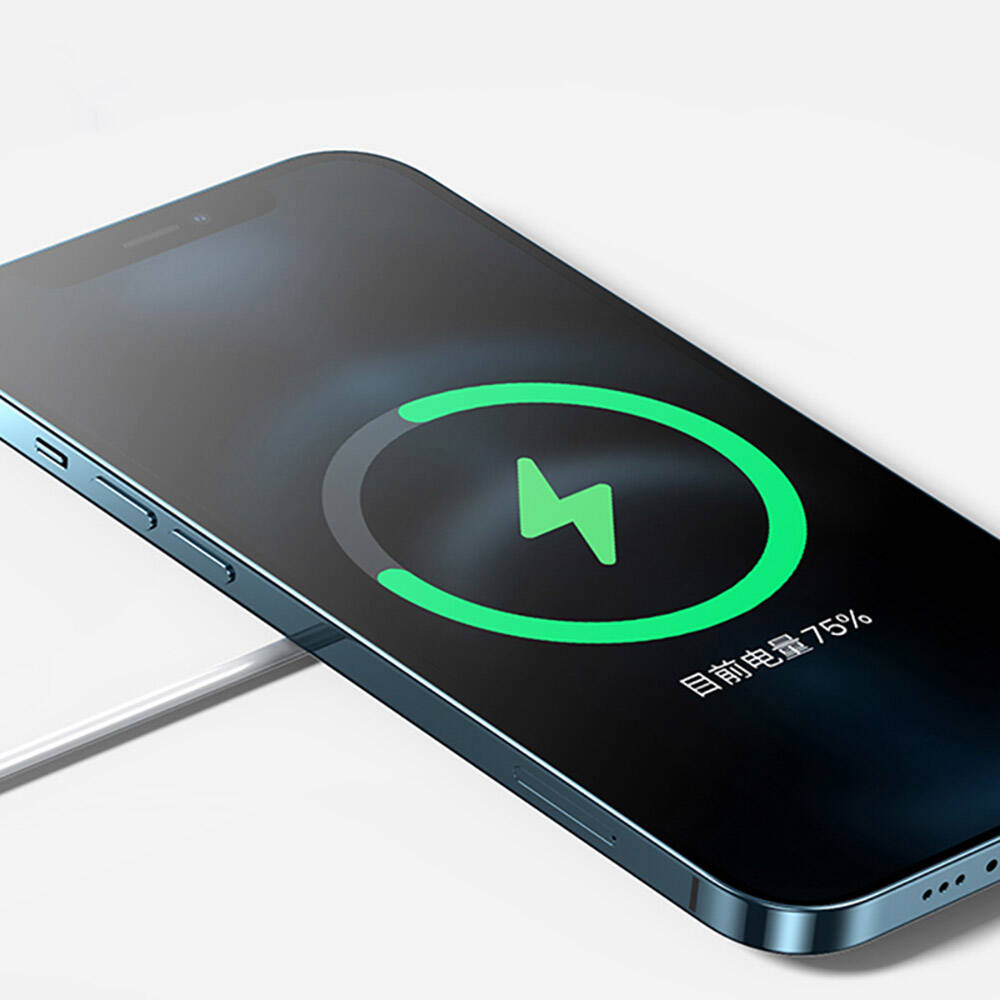 Wiwu Wi-W009 Interstellar 15W Hızlı Şarj Özellikli Magsafe PD Wireless Şarj Aleti Gri