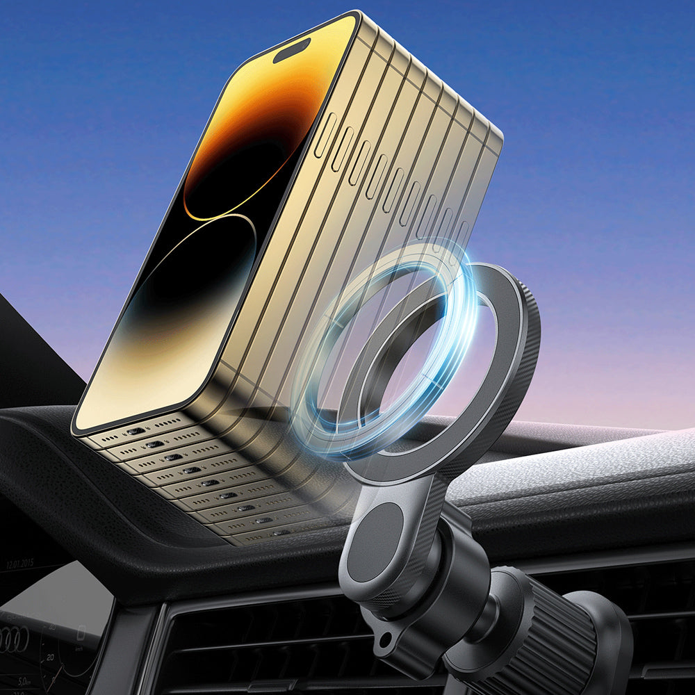 Wiwu Wi-W051 Havalandırma Tasarım Magnetic Araç Telefon Tutucu Siyah