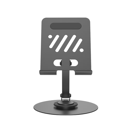 Wiwu ZM-013 Taşınabilir Katlanabilir 360° Dönebilen Metal Telefon ve Tablet Standı Gri