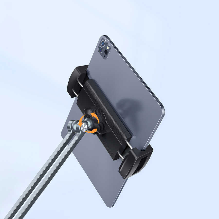 Wiwu ZM310 Ayarlanabilir Oynar Başlıklı Masa Tablet ve Telefon Tutucu Gri